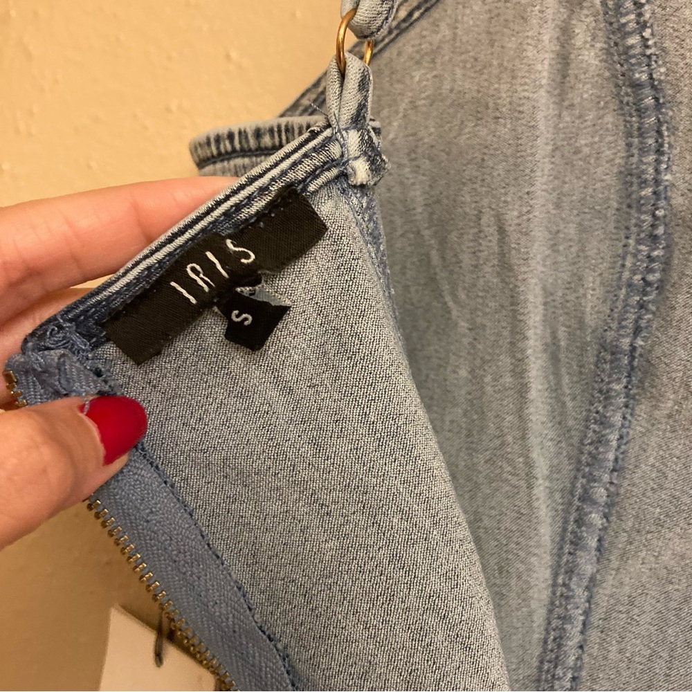 Iris Denim Bodycon Dress - Picture 7 of 11